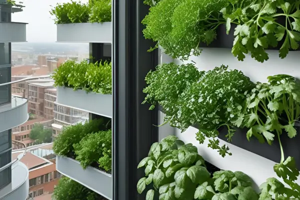 Desafios da horta vertical urbana - soluções práticas para cultivo em apartamento