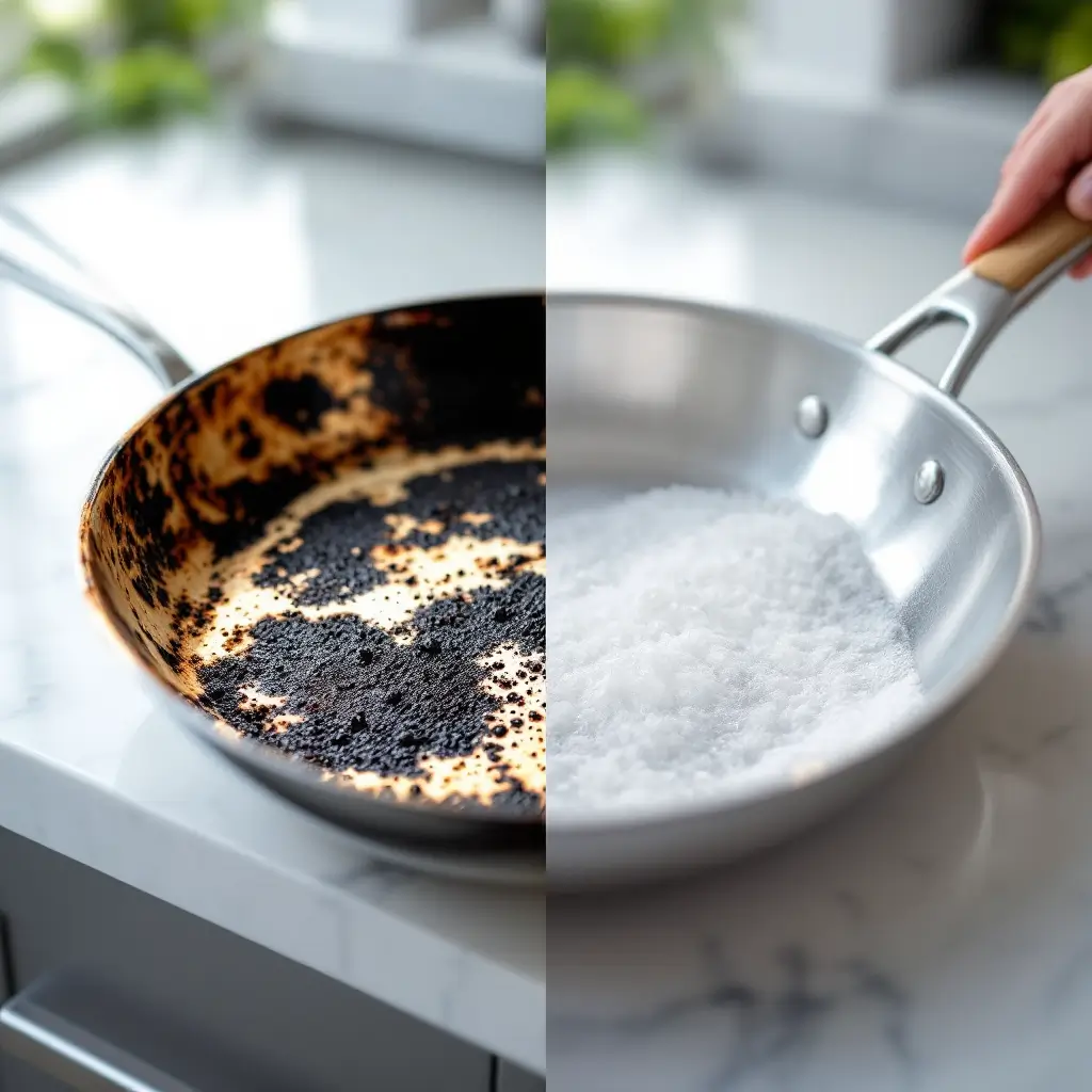 limpar panela queimada