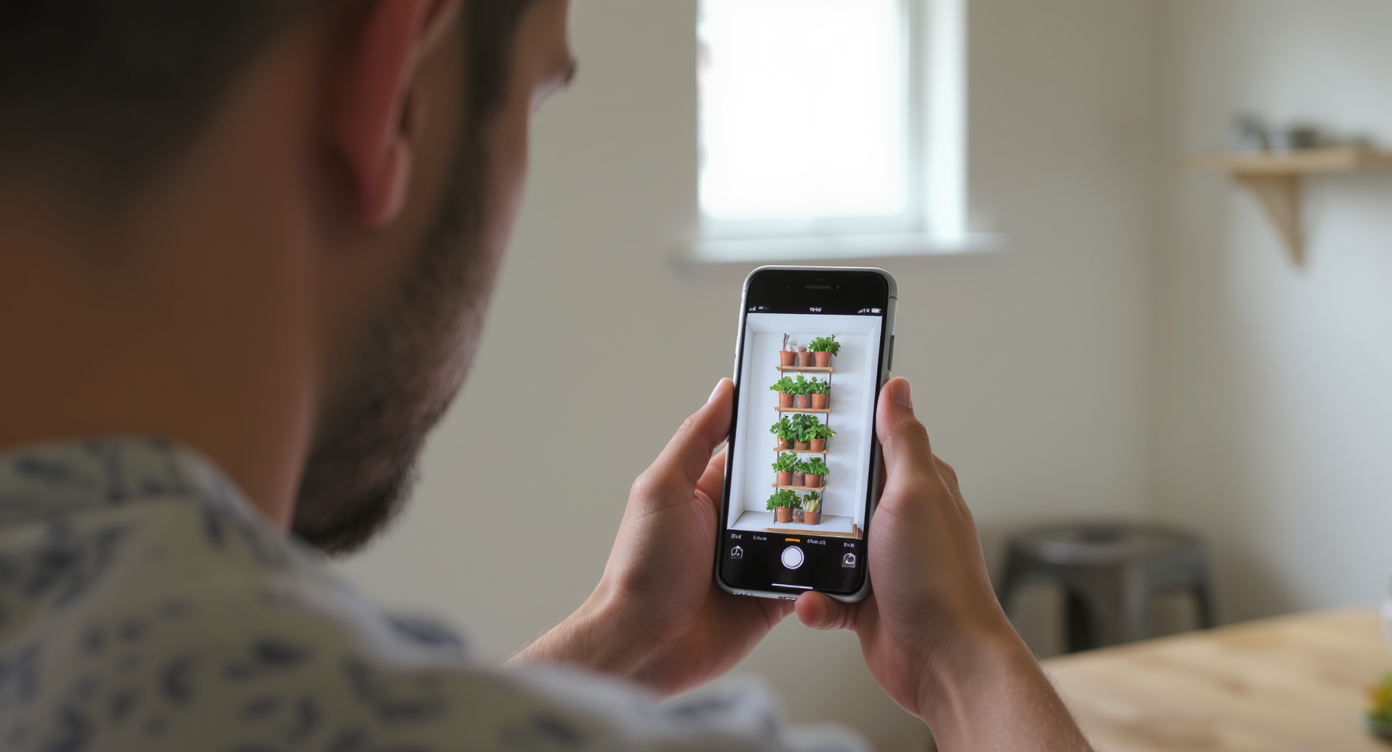 fotografar horta vertical