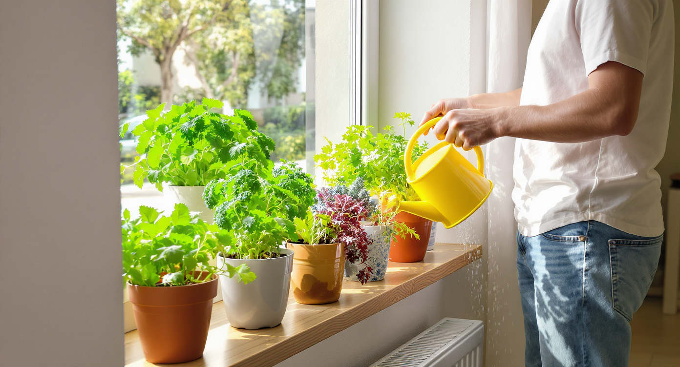 rega adubacao horta vertical apartamento