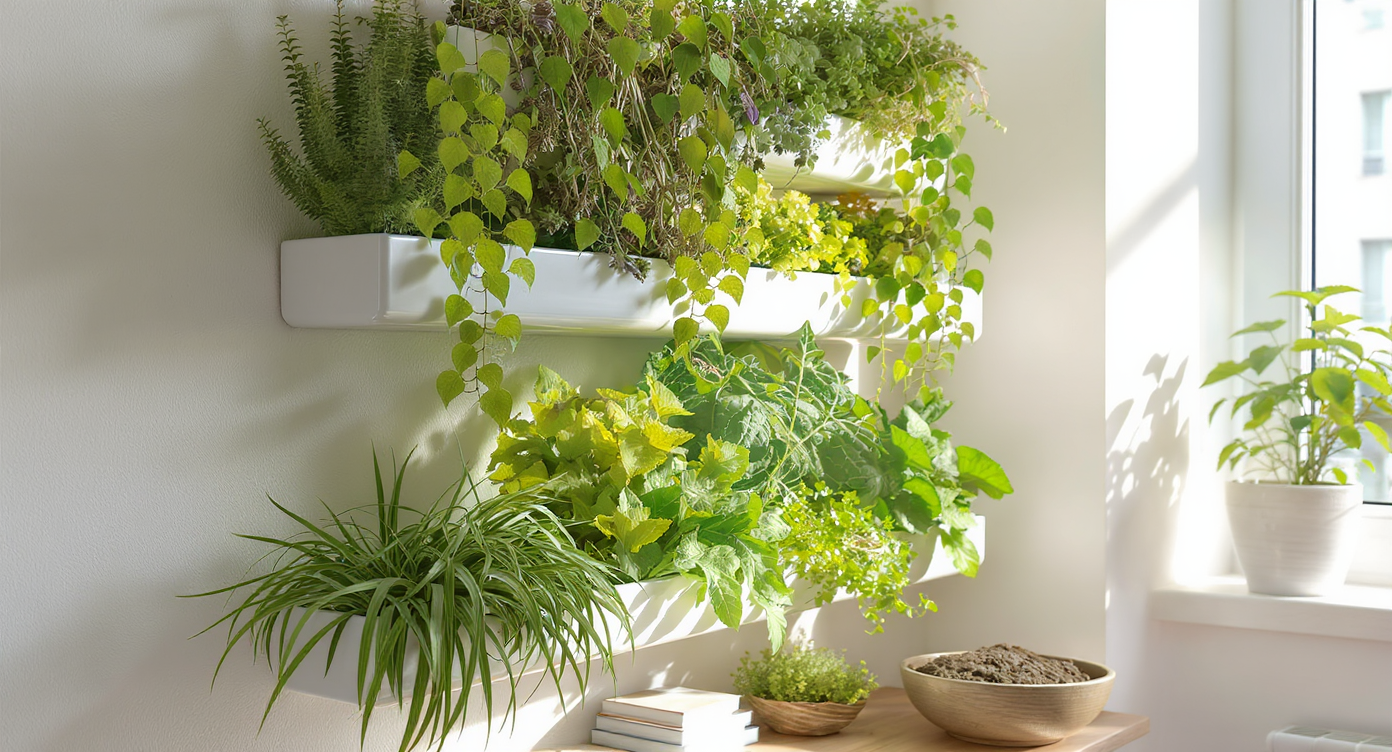 rega adubacao horta vertical apartamento