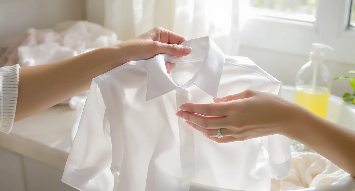 roupa branca limpa