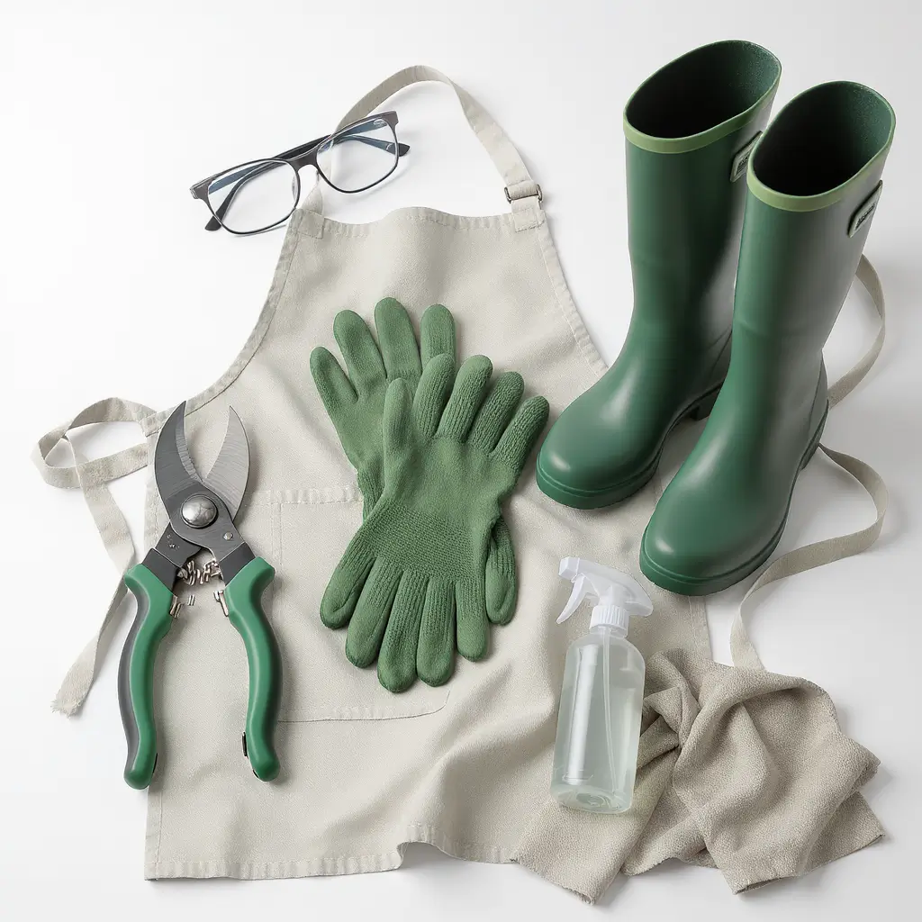 trajes para jardinagem kit completo